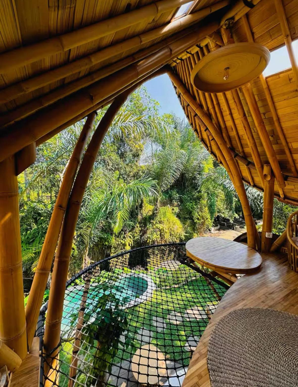 فيلا Wahem Eco Bamboo - Magical Bamboo House أوبود المظهر الخارجي الصورة