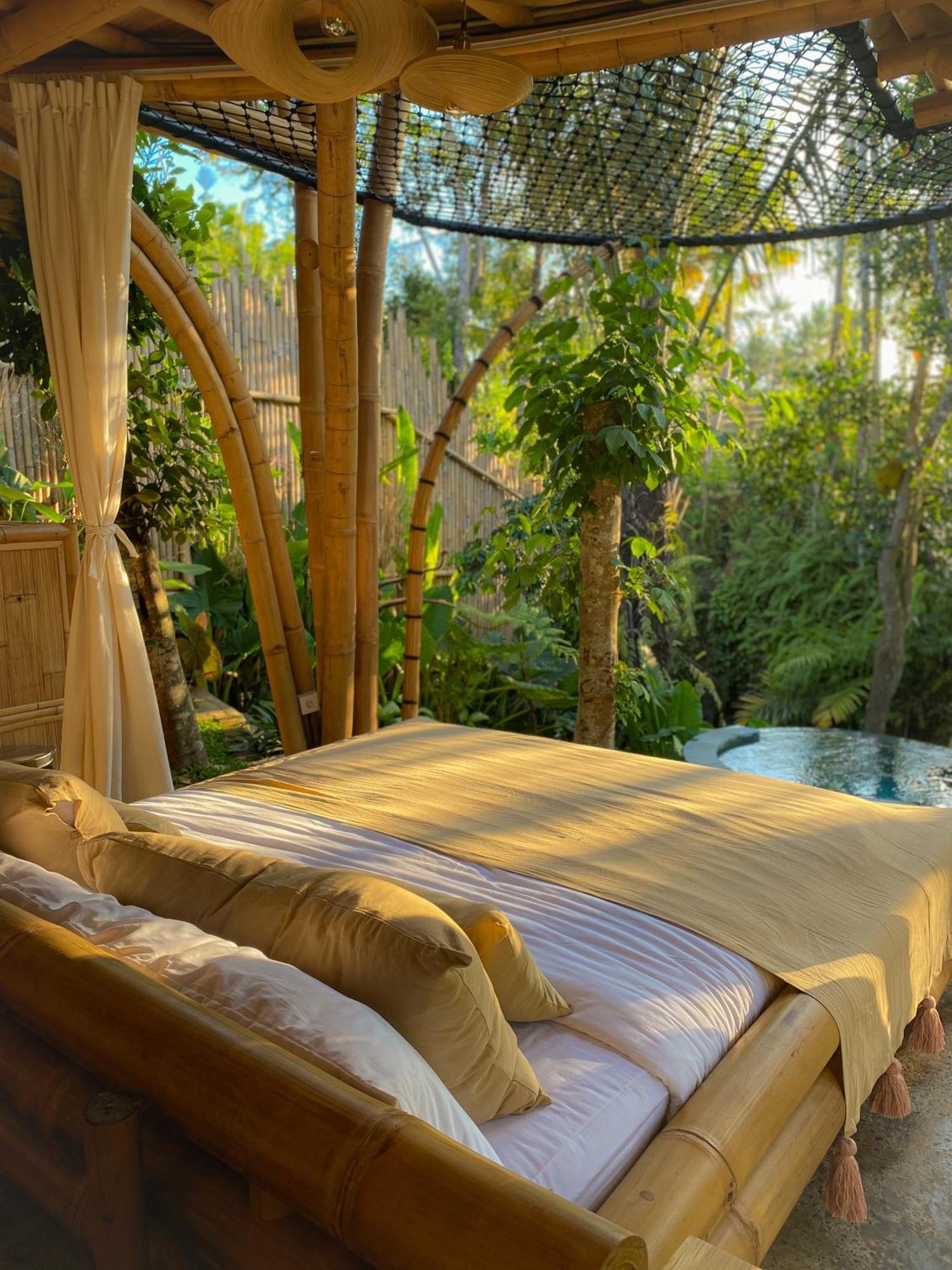 فيلا Wahem Eco Bamboo - Magical Bamboo House أوبود المظهر الخارجي الصورة