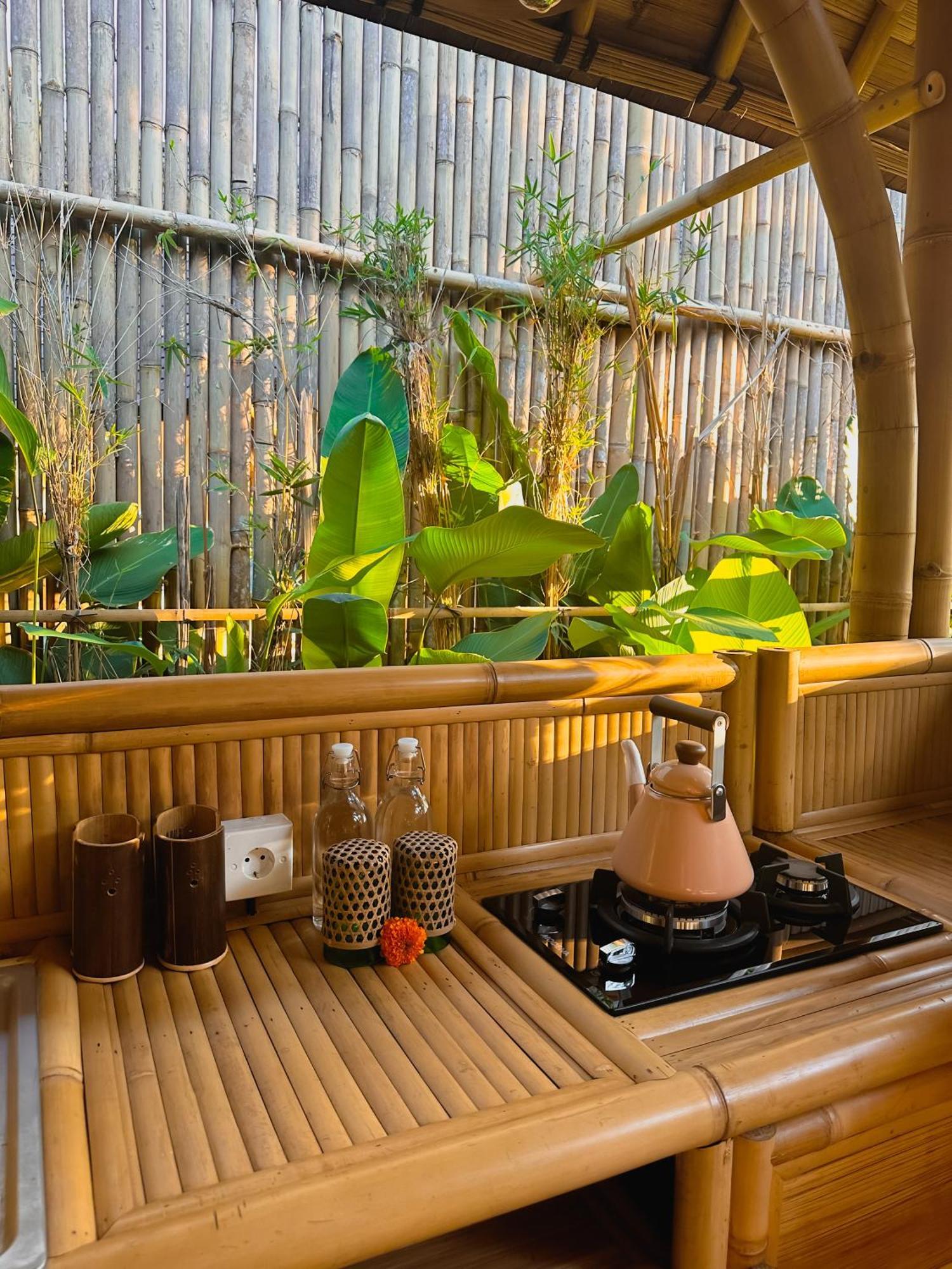 فيلا Wahem Eco Bamboo - Magical Bamboo House أوبود المظهر الخارجي الصورة
