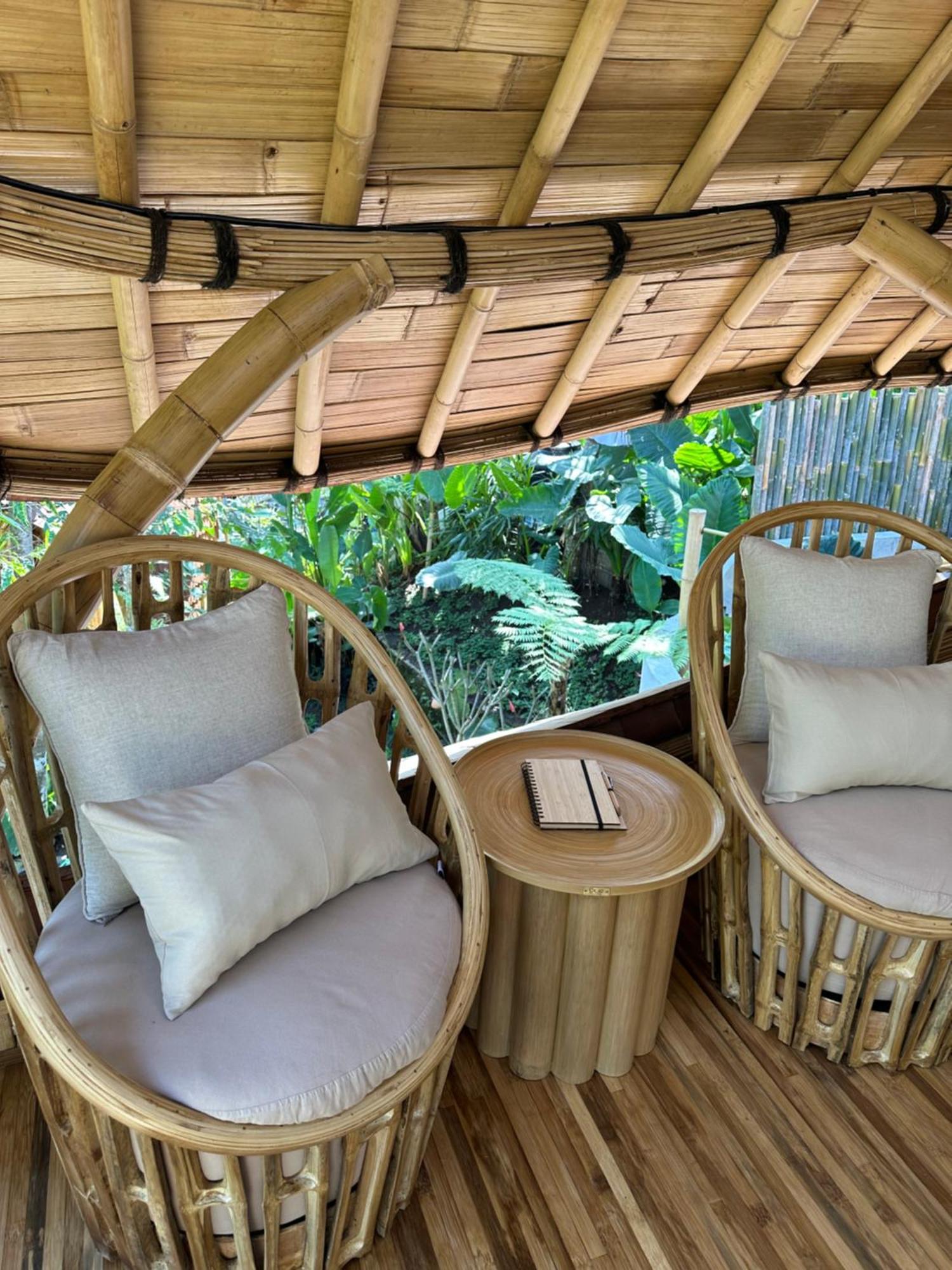 فيلا Wahem Eco Bamboo - Magical Bamboo House أوبود المظهر الخارجي الصورة