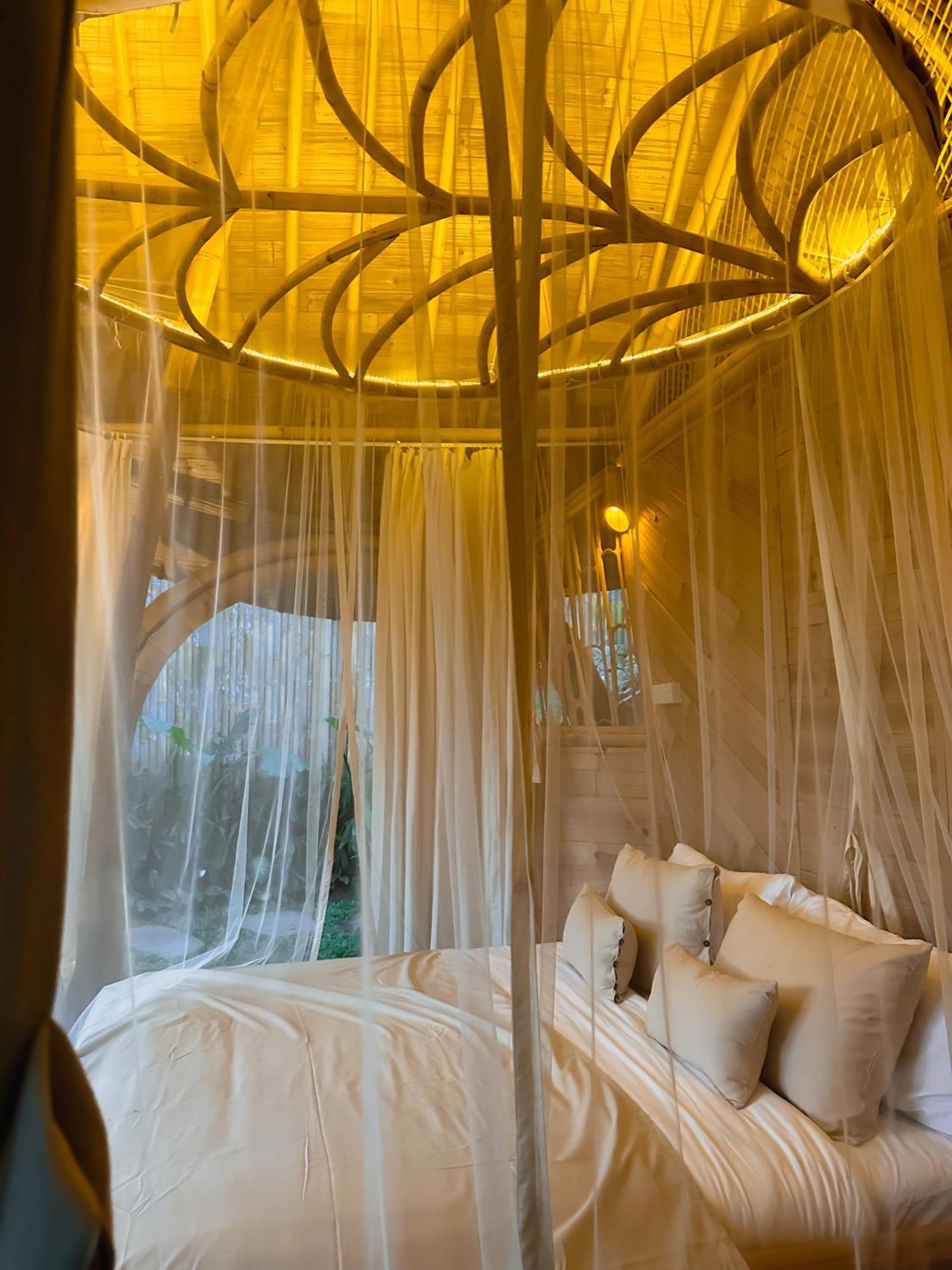 فيلا Wahem Eco Bamboo - Magical Bamboo House أوبود المظهر الخارجي الصورة