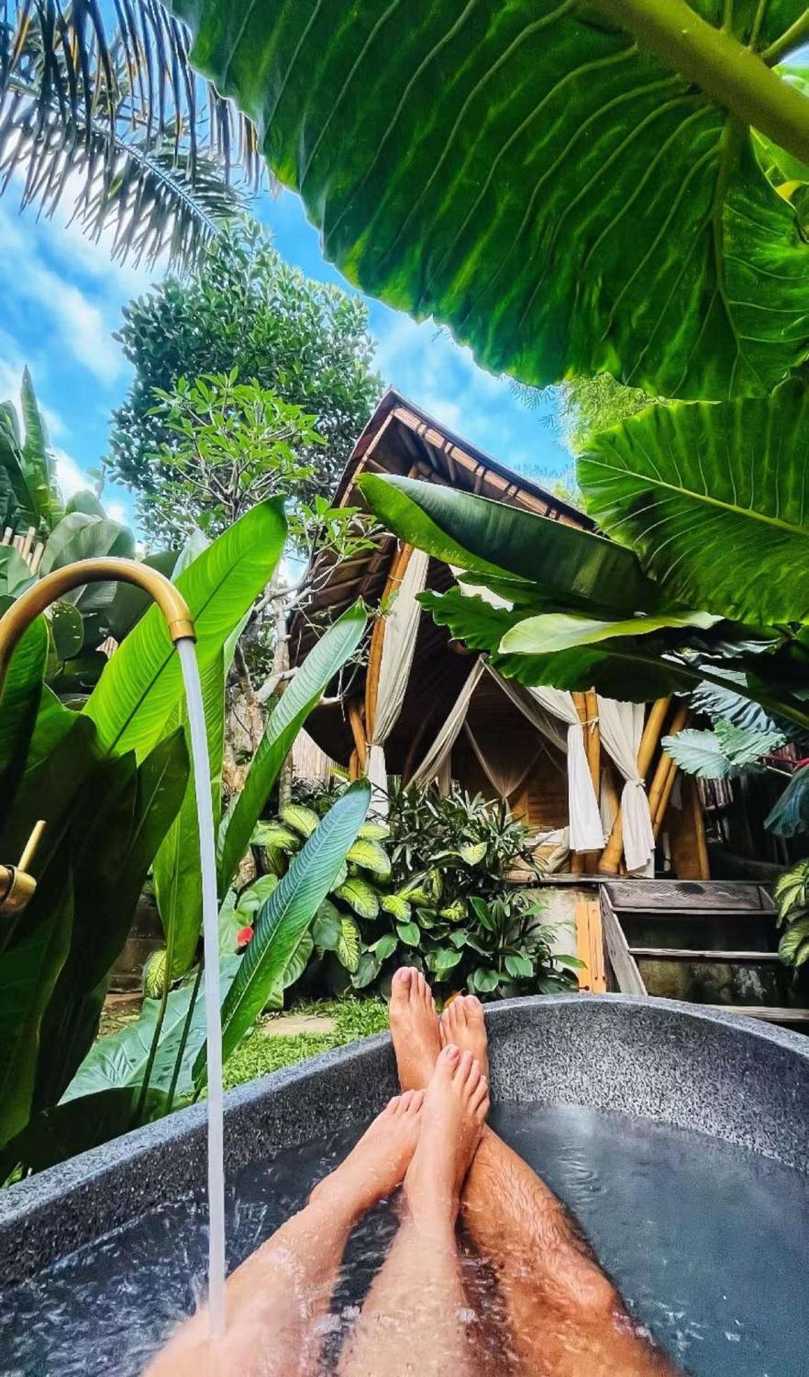فيلا Wahem Eco Bamboo - Magical Bamboo House أوبود المظهر الخارجي الصورة