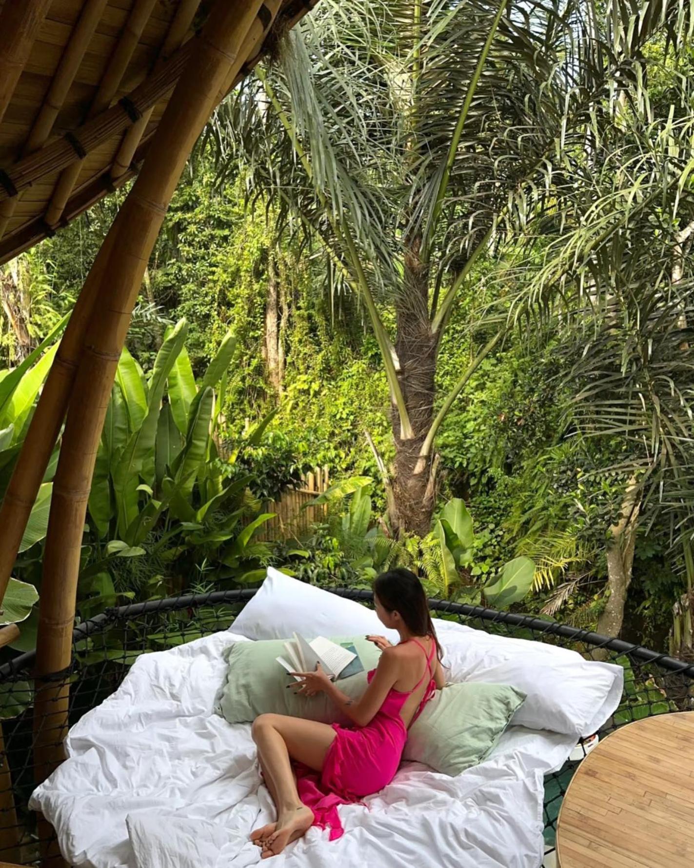 فيلا Wahem Eco Bamboo - Magical Bamboo House أوبود المظهر الخارجي الصورة